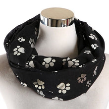 Afbeelding in Gallery-weergave laden, Paw Print Scarf (Looped Style)-Furbaby Friends Gifts