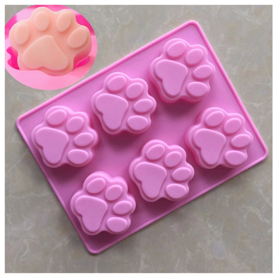Paw Silicone Baking/ Sweet Mold Tray-Furbaby Friends Gifts