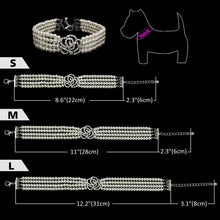 Charger l&#39;image dans la galerie, Pearl Necklace Collar-Furbaby Friends Gifts