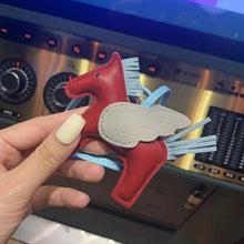 Load image into Gallery viewer, Pegasus Pony Handbag Pendant / Tassel-Furbaby Friends Gifts