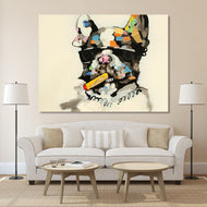 Pitbull Oil Print-Furbaby Friends Gifts