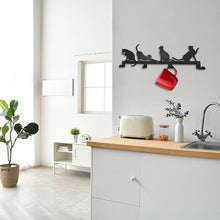Carica l&#39;immagine nel visualizzatore di Gallery, Playing Black Kitties Key and Coat Hooks-Furbaby Friends Gifts