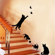 Playing Kitties Decal Wall Stickers-Furbaby Friends Gifts