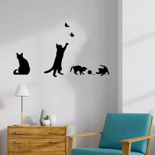 Load image into Gallery viewer, Playing Kitties Decal Wall Stickers-Furbaby Friends Gifts