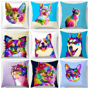 'Pop Art' Cushion Covers-Furbaby Friends Gifts