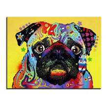 Laden Sie das Bild in den Galerie-Viewer, Pug Canvas Oil Print-Furbaby Friends Gifts