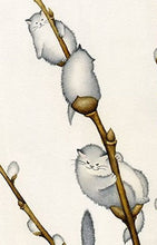 Cargar imagen en el visor de la galería, Pussywillow Kitties Canvas Oil Print Posters-Furbaby Friends Gifts