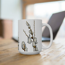Load image into Gallery viewer, Pussywillow Kitties Ceramic Gift Mug 15oz-Furbaby Friends Gifts