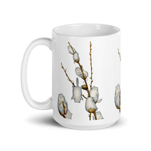 Pussywillow Kitties Ceramic Gift Mug-Furbaby Friends Gifts