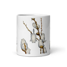 Carica l&#39;immagine nel visualizzatore di Gallery, Pussywillow Kitties Ceramic Gift Mug-Furbaby Friends Gifts