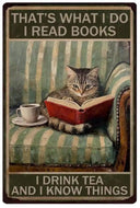 Read Books, Drink Tea, and Know Things-Furbaby Friends Gifts