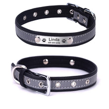 Load image into Gallery viewer, Reflective Personalized Collar-Furbaby Friends Gifts