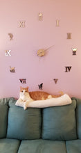 Carica l&#39;immagine nel visualizzatore di Gallery, Roman Kitty Clock-Furbaby Friends Gifts