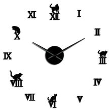 Carica l&#39;immagine nel visualizzatore di Gallery, Roman Kitty Clock-Furbaby Friends Gifts