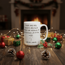 Cargar imagen en el visor de la galería, Roses are Red... Personalised Ceramic Horse Gift Mug-Furbaby Friends Gifts