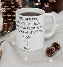 Cargar imagen en el visor de la galería, Roses are Red... Personalised Ceramic Horse Gift Mug-Furbaby Friends Gifts