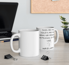 Cargar imagen en el visor de la galería, Roses are Red... Personalised Ceramic Horse Gift Mug-Furbaby Friends Gifts