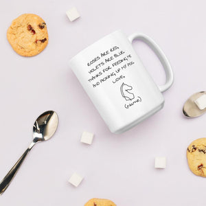 Roses are Red... (Personalised Ceramic Horse Mug)-Furbaby Friends Gifts