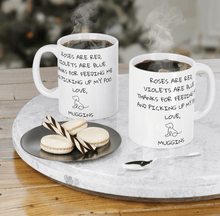 Load image into Gallery viewer, Roses are Red....Personalised Ceramic Pet Gift Mugs-Furbaby Friends Gifts