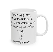 Load image into Gallery viewer, Roses are Red....Personalised Ceramic Pet Gift Mugs-Furbaby Friends Gifts