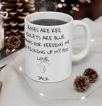 Load image into Gallery viewer, Roses are Red....Personalised Ceramic Pet Gift Mugs-Furbaby Friends Gifts
