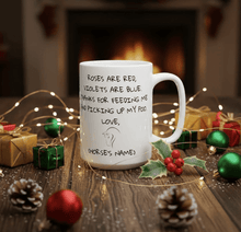 Load image into Gallery viewer, Roses are Red....Personalised Ceramic Pet Gift Mugs-Furbaby Friends Gifts