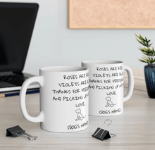 Load image into Gallery viewer, Roses are Red....Personalised Ceramic Pet Gift Mugs-Furbaby Friends Gifts