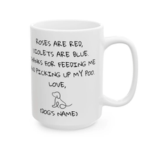 Load image into Gallery viewer, Roses are Red....Personalised Ceramic Pet Gift Mugs-Furbaby Friends Gifts