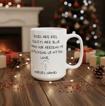 Load image into Gallery viewer, Roses are Red....Personalised Ceramic Pet Gift Mugs-Furbaby Friends Gifts