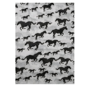 'Running Horse' Cotton Scarf-Furbaby Friends Gifts