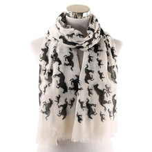 Afbeelding in Gallery-weergave laden, &#39;Running Horse&#39; Cotton Scarf-Furbaby Friends Gifts