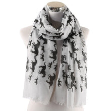 Load image into Gallery viewer, &#39;Running Horse&#39; Cotton Scarf-Furbaby Friends Gifts