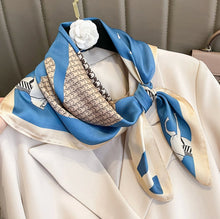 Load image into Gallery viewer, Silk Equestrian Print Scarves-Furbaby Friends Gifts
