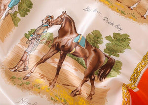 Silk Equestrian Scarf-Furbaby Friends Gifts