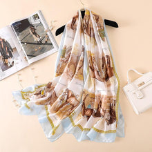 Load image into Gallery viewer, Silk Equestrian Scarf-Furbaby Friends Gifts