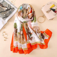Silky Equestrian Scarf-Furbaby Friends Gifts