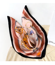 Laden Sie das Bild in den Galerie-Viewer, Silk Horse Print Scarf-Furbaby Friends Gifts