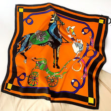 Charger l&#39;image dans la galerie, Silk Horse Print Scarf-Furbaby Friends Gifts