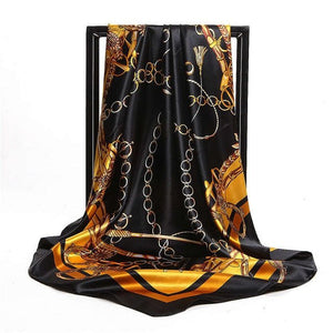 Silky Snaffle Print Scarves-Furbaby Friends Gifts