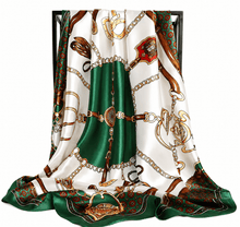 Load image into Gallery viewer, Silky Snaffle Print Scarves-Furbaby Friends Gifts