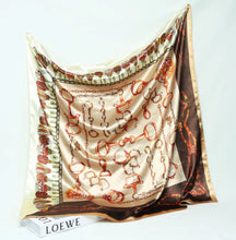 Carregar imagem no visualizador da galeria, Snaffle Print Hand Rolled Silk Scarf-Furbaby Friends Gifts