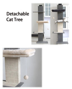 Space-Saving Kitty Activity Centre-Furbaby Friends Gifts