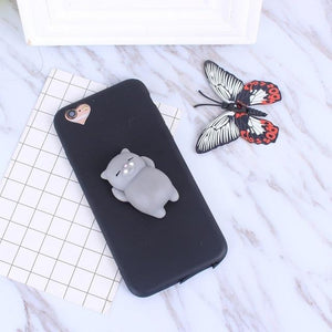 Squishy Cat iPhone Cover-Furbaby Friends Gifts