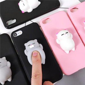 Squishy Cat Samsung Galaxy Cover-Furbaby Friends Gifts