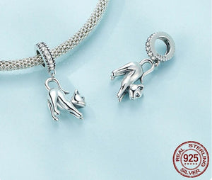 Sterling Silver Cat Charms / Pendants-Furbaby Friends Gifts