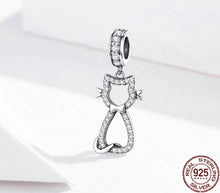 Load image into Gallery viewer, Sterling Silver Cat Pendant/ Charm-Furbaby Friends Gifts