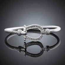 Carregar imagem no visualizador da galeria, Sterling Silver Horseshoe Bracelet-Furbaby Friends Gifts
