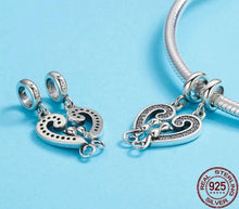 Charger l&#39;image dans la galerie, Sterling Silver &#39;Kitty Heart&#39; Charm/Pendant-Furbaby Friends Gifts