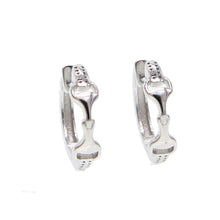 Load image into Gallery viewer, Sterling Silver Snaffle Bit Earrings-Furbaby Friends Gifts