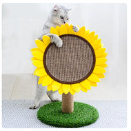 Sunflower Cat Scratching Post-Furbaby Friends Gifts